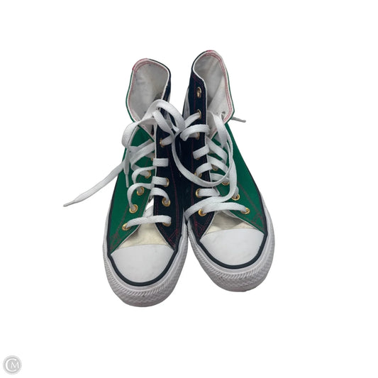 Shoes Sneakers By Converse In Black & Green, Size: 7.5