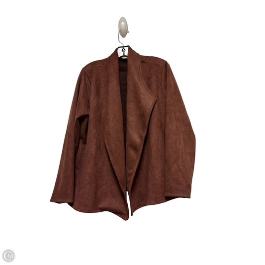Jacket Other By New York And Co In Brown, Size: 2x