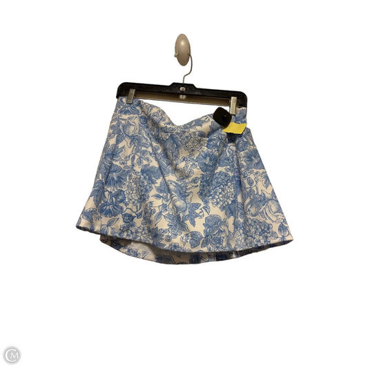 Athletic Skort By Laura Ashley In Floral Print, Size: M