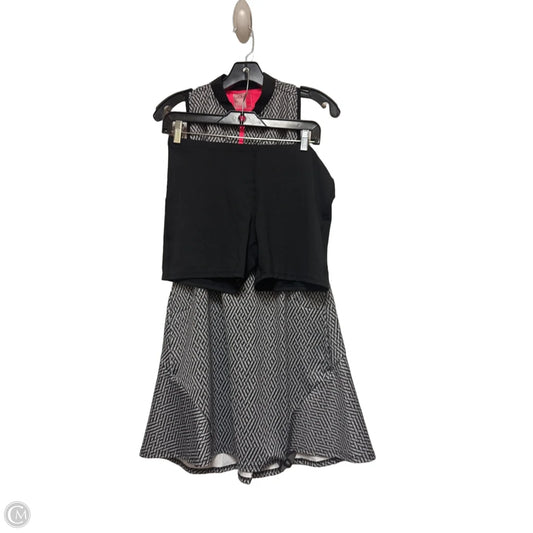 Athletic Dress By Lucky In Love In Black & White, Size: M