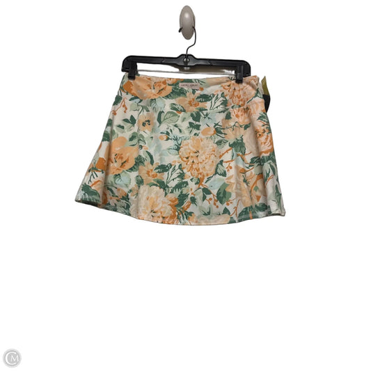 Athletic Skort By Laura Ashley In Floral Print, Size: M