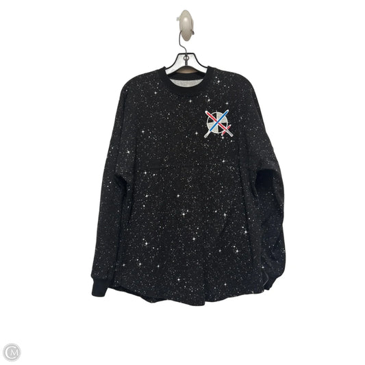 Top Long Sleeve By Disney Store In Black & Blue, Size: S