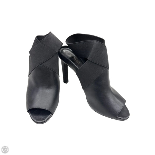 Sandals Heels Stiletto By Michael By Michael Kors In Black, Size: 7.5