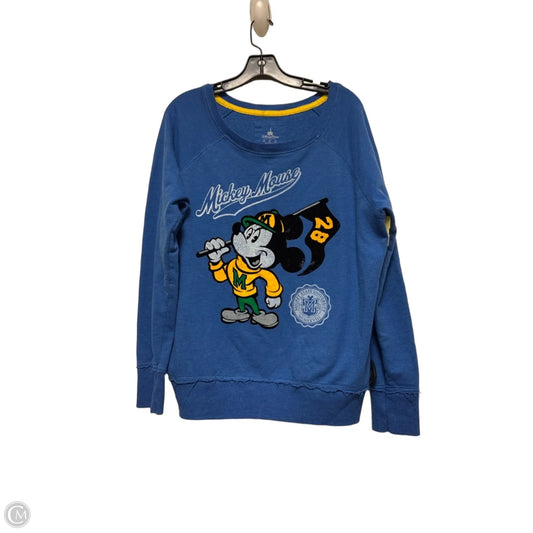 Sweatshirt Crewneck By Disney Store In Blue, Size: 2x