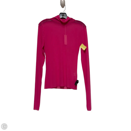 Top Long Sleeve By Olivaceous In Pink, Size: L