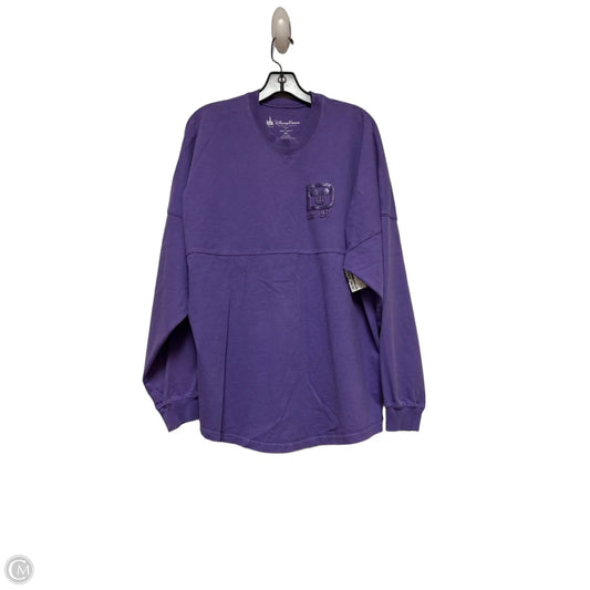 Top Long Sleeve By Disney Store In Purple, Size: M