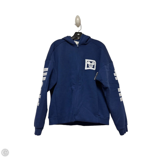 Sweatshirt Hoodie By Disney Store In Navy, Size: S