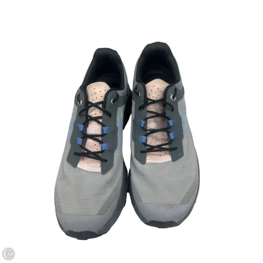 Shoes Athletic By On Cloud In Grey & Pink, Size: 9.5