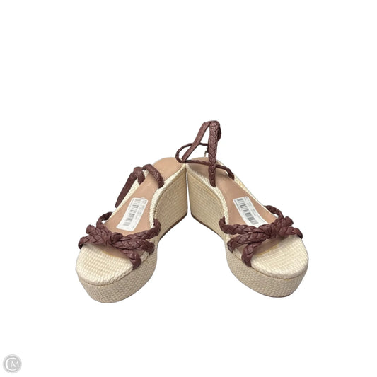 Sandals Heels Wedge By Antonio Melani In Brown, Size: 6