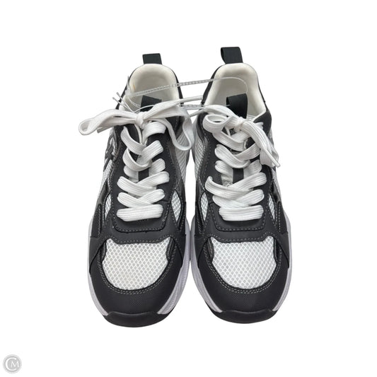 Shoes Sneakers By Dkny In Grey & White, Size: 8