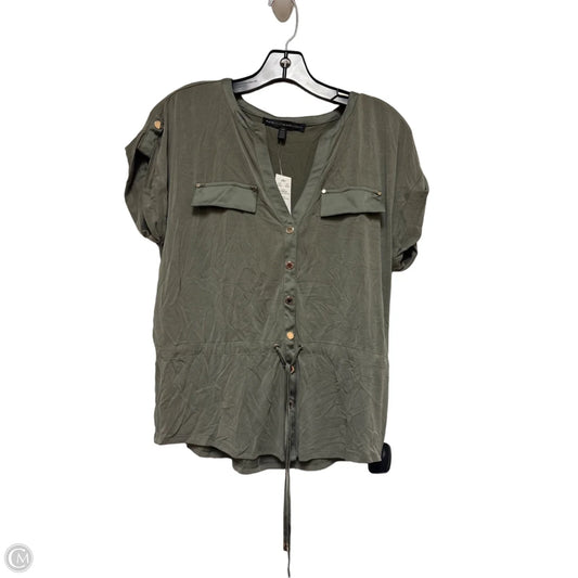 Top Short Sleeve By White House Black Market In Green, Size: Xs