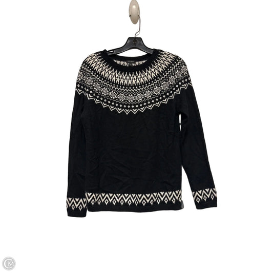 Sweater By Talbots In Black & White, Size: S