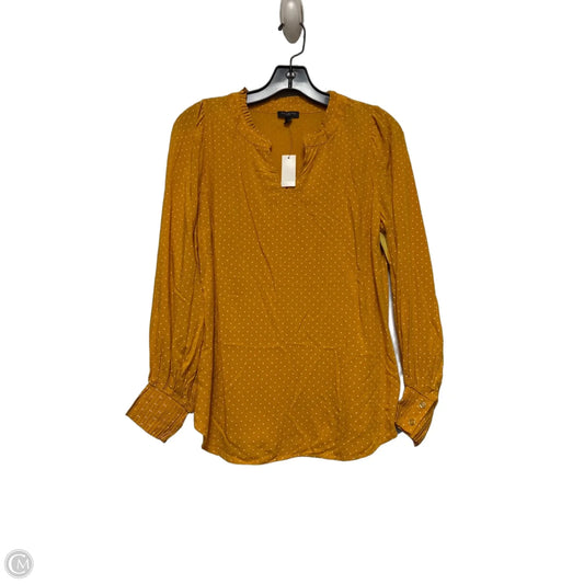 Top Long Sleeve By Talbots In Polkadot Pattern, Size: Sp