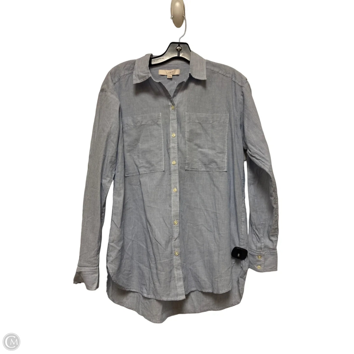 Top Long Sleeve By Loft In Striped Pattern, Size: Xs