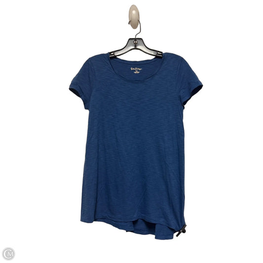 Top Short Sleeve Designer By Lilly Pulitzer In Blue, Size: Xs