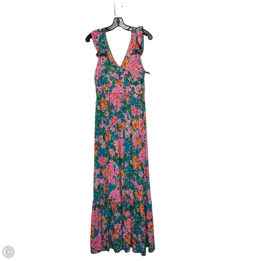 Dress Designer By Lilly Pulitzer In Floral Print, Size: 6