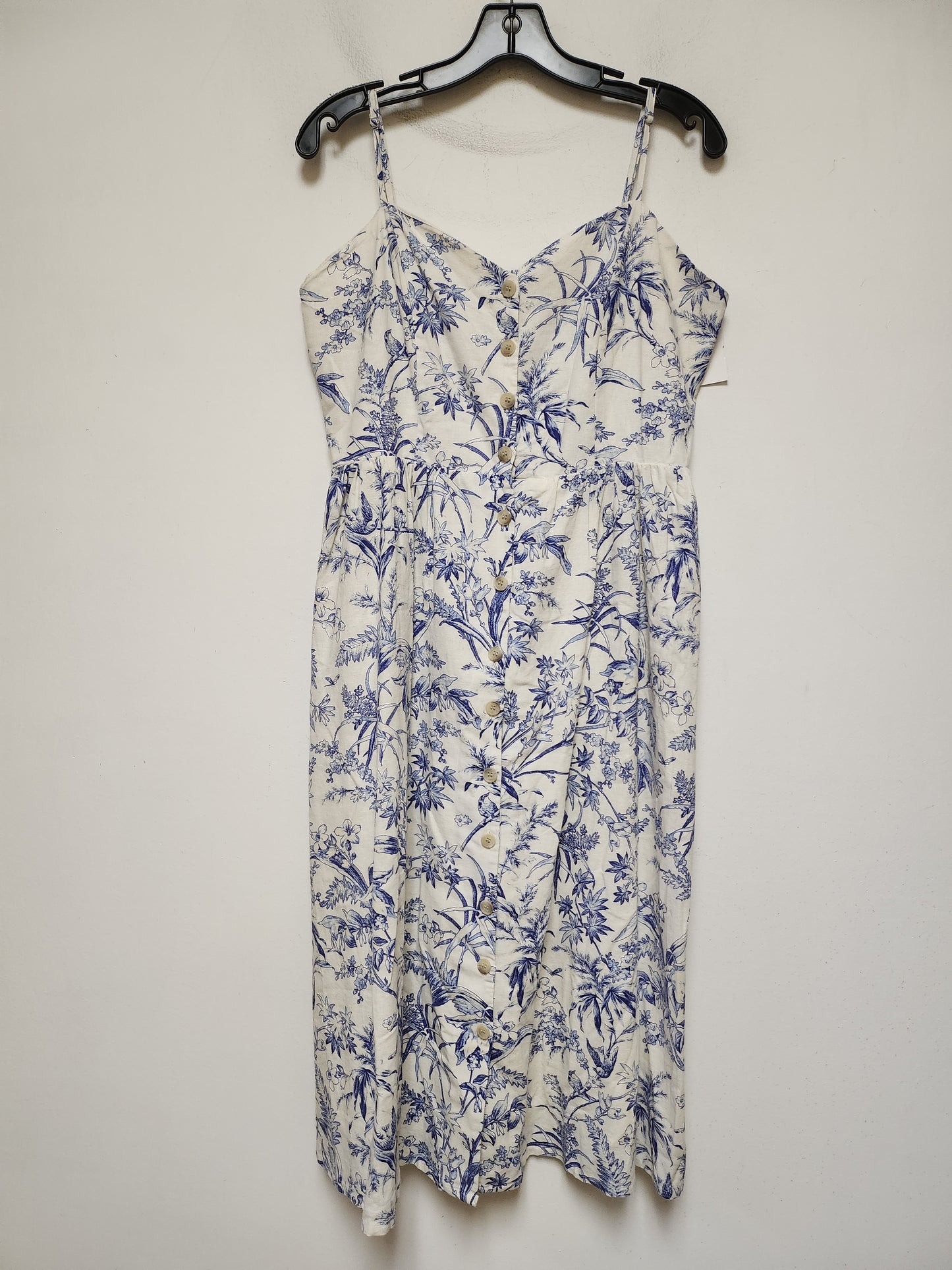 Dress Casual Maxi By H&m In Floral Print, Size: L