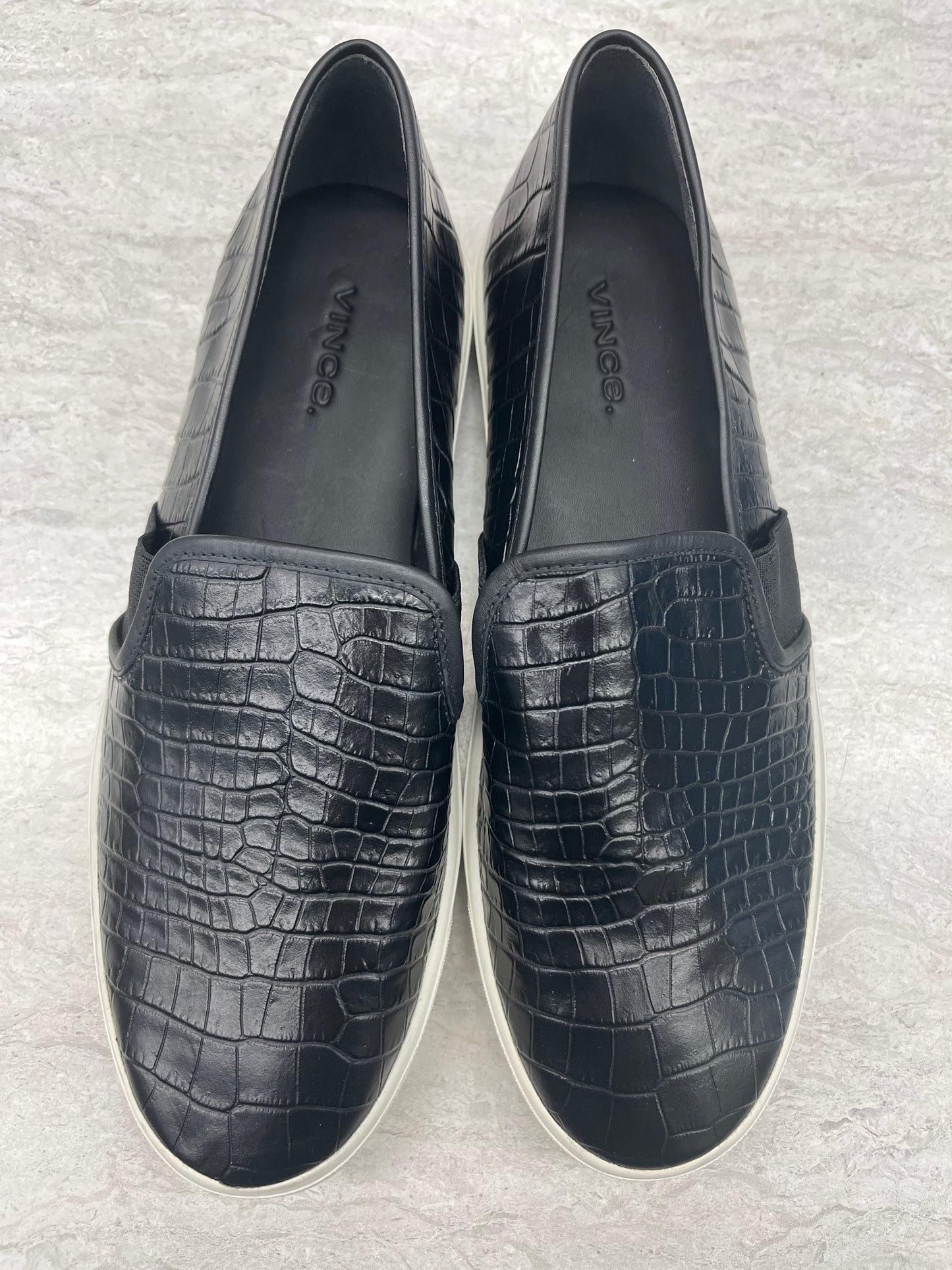 Shoes Sneakers By Vince In Black, Size: 8