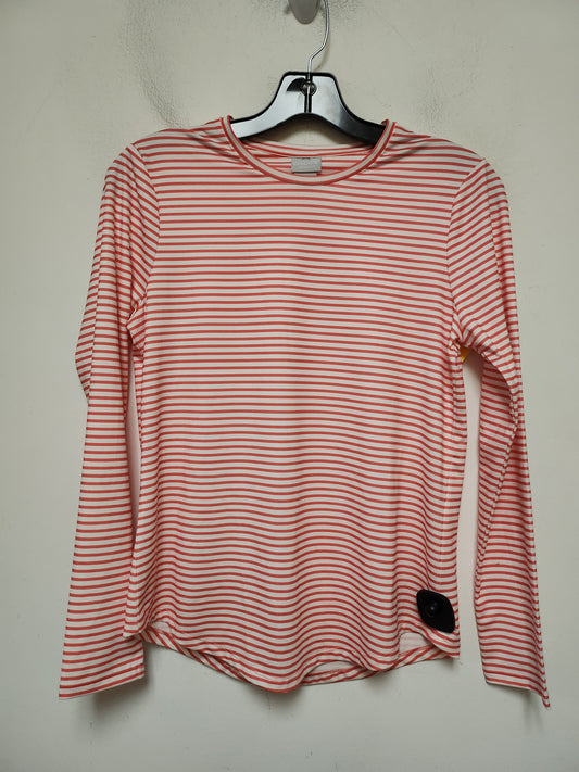 Top Long Sleeve Basic By Chicos In Striped Pattern, Size: Xs