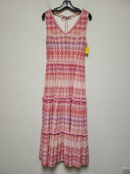 Dress Casual Maxi By Clothes Mentor In Pink, Size: M