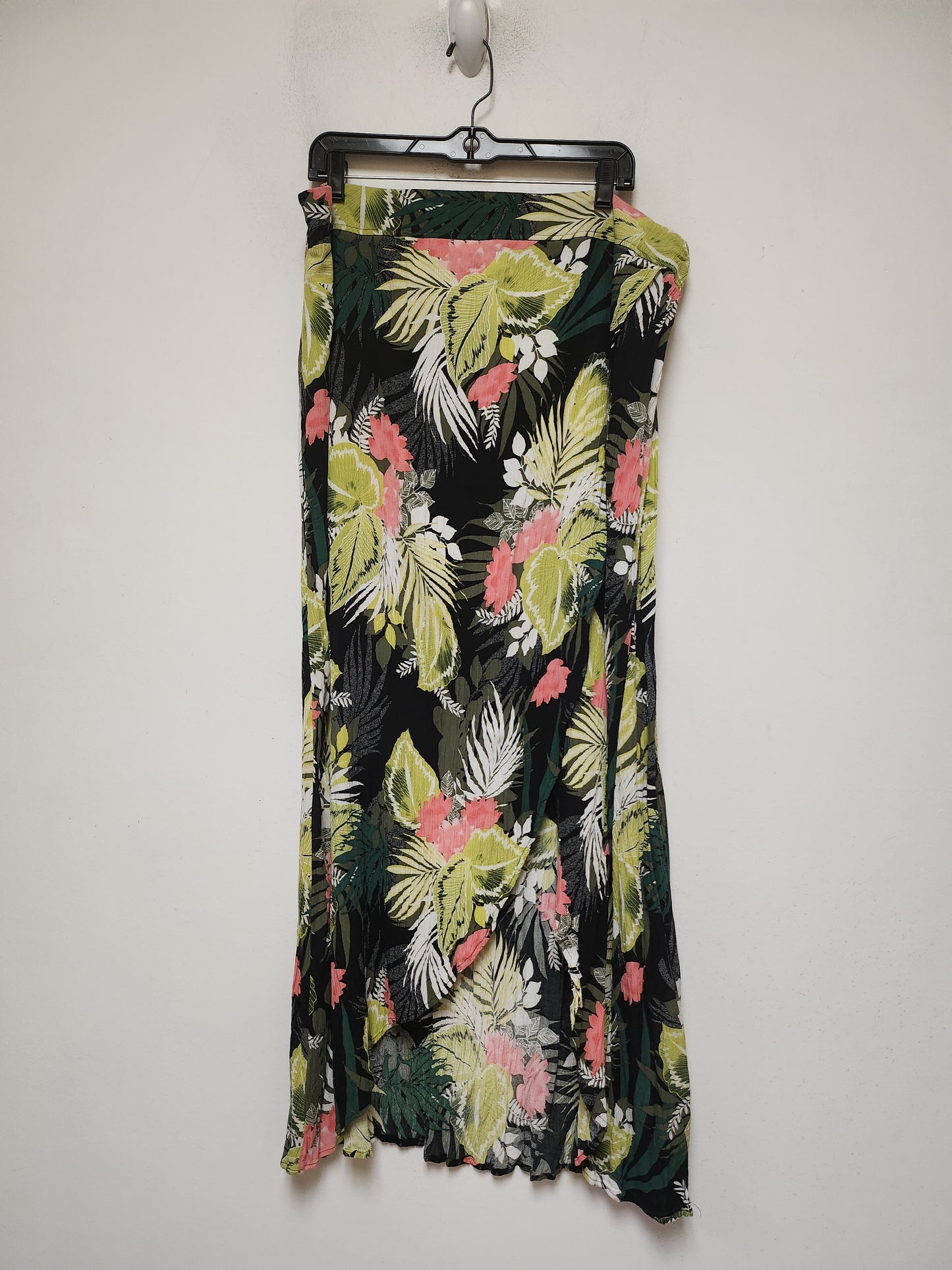 Skirt Set 2pc By Express In Tropical Print, Size: 14