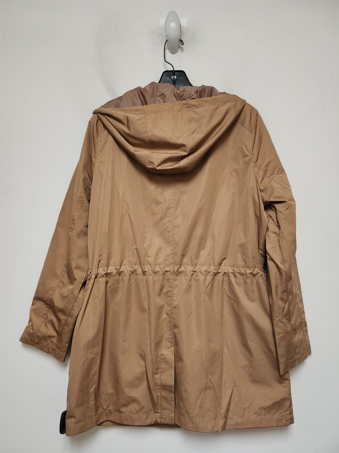 Jacket Windbreaker By Time And Tru In Tan, Size: S