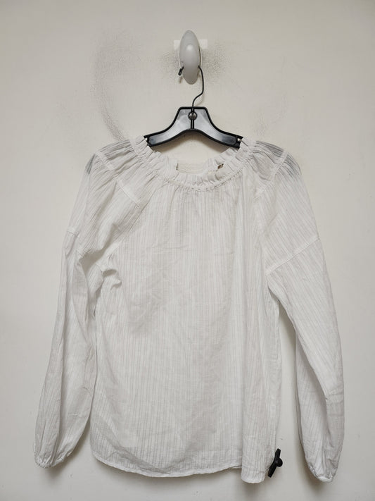 Top Long Sleeve By Chelsea And Violet In White, Size: M