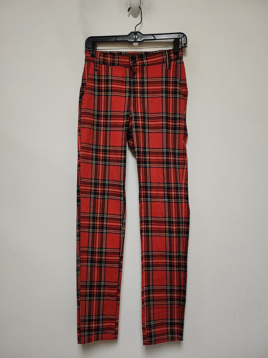 Pants Other By Clothes Mentor In Plaid Pattern, Size: 2