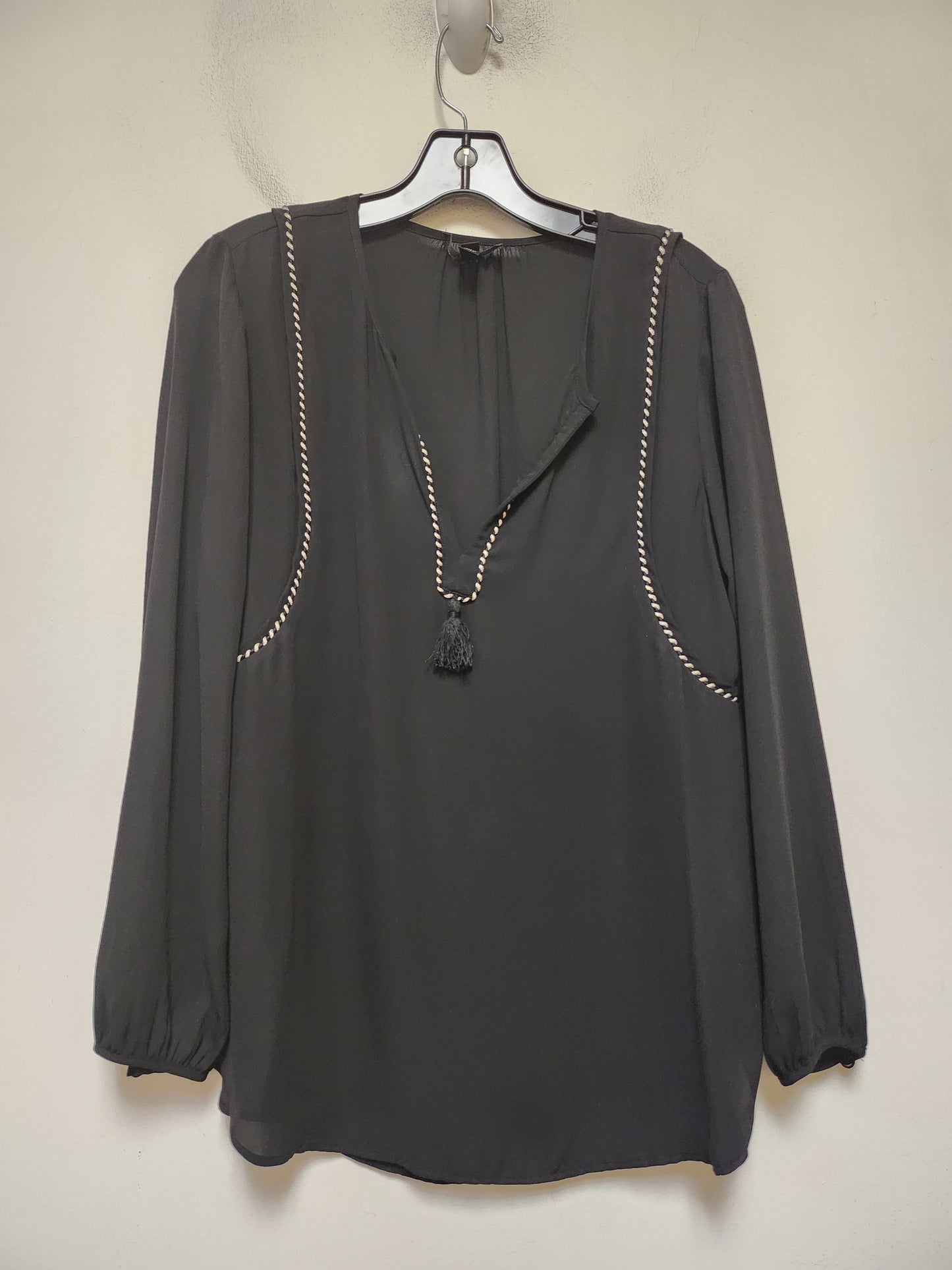 Top Long Sleeve By J. Crew In Black, Size: Xs