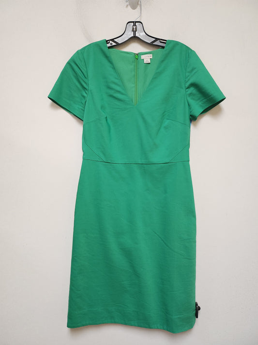 Dress Casual Midi By J. Crew In Green, Size: M