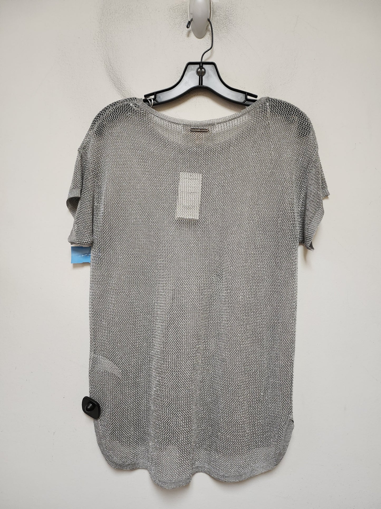 Top Short Sleeve By Michael By Michael Kors In Silver, Size: S