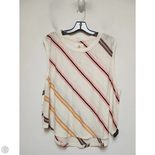 Top Sleeveless Basic By Lou And Grey In Striped Pattern, Size: Xl