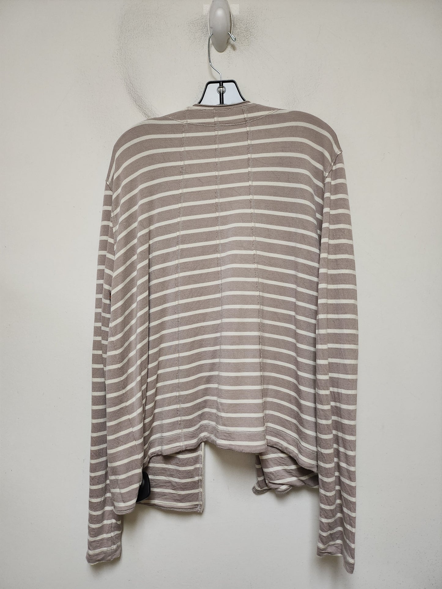 Top Long Sleeve By Bordeaux In Striped Pattern, Size: L