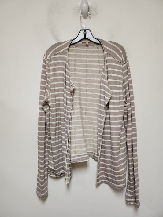 Top Long Sleeve By Bordeaux In Striped Pattern, Size: L