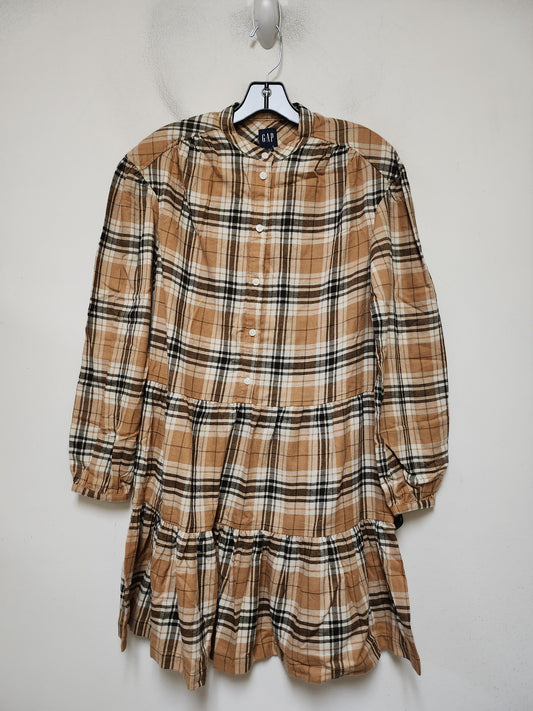 Dress Casual Short By Gap In Plaid Pattern, Size: S