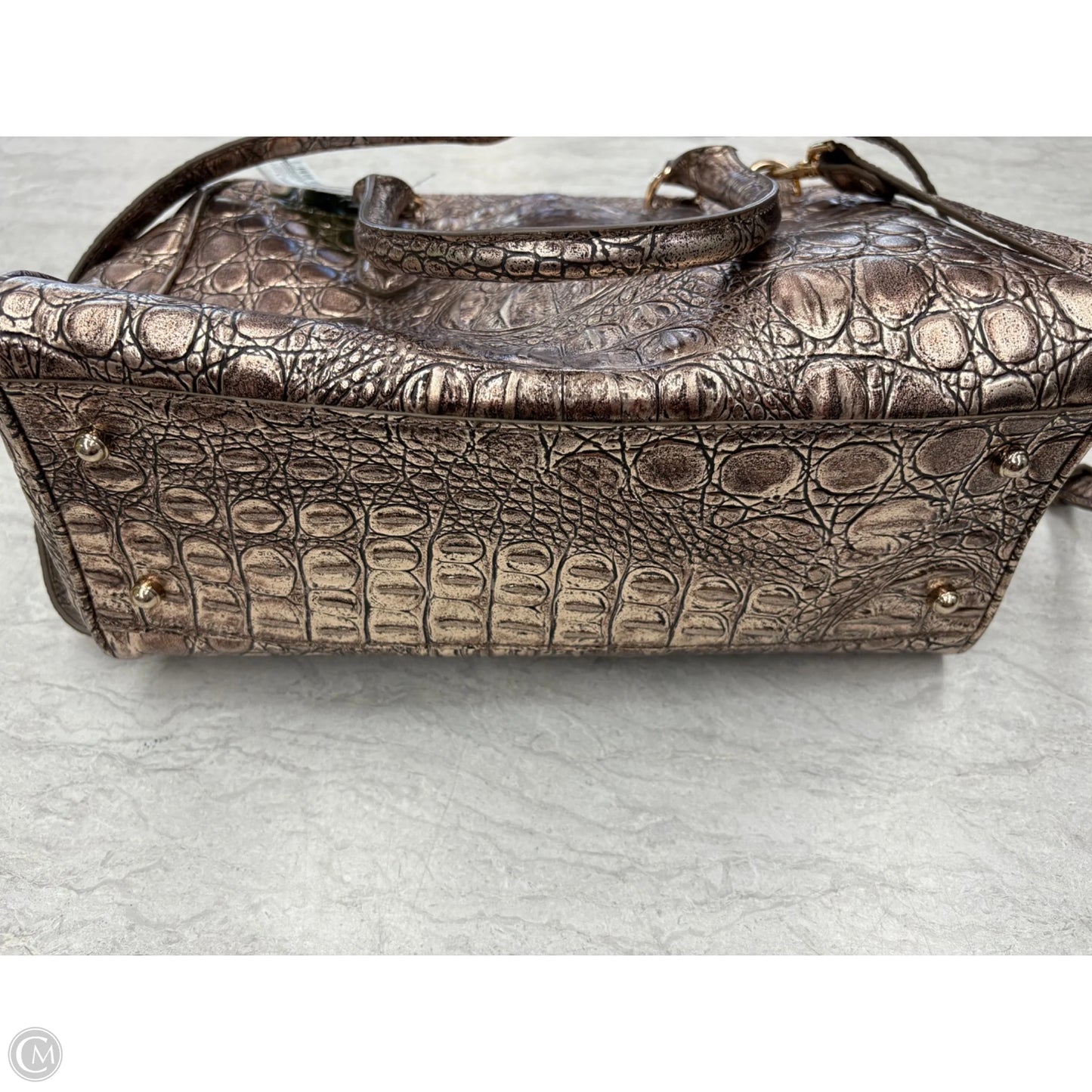 Handbag Designer By Brahmin, Size: Large