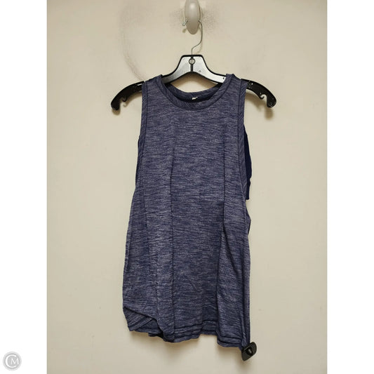 Athletic Tank Top By Lululemon In Navy, Size: 8