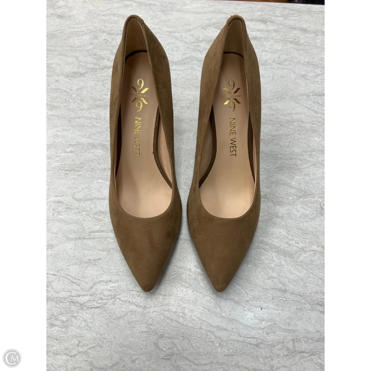 Shoes Heels Block By Nine West In Tan, Size: 6.5