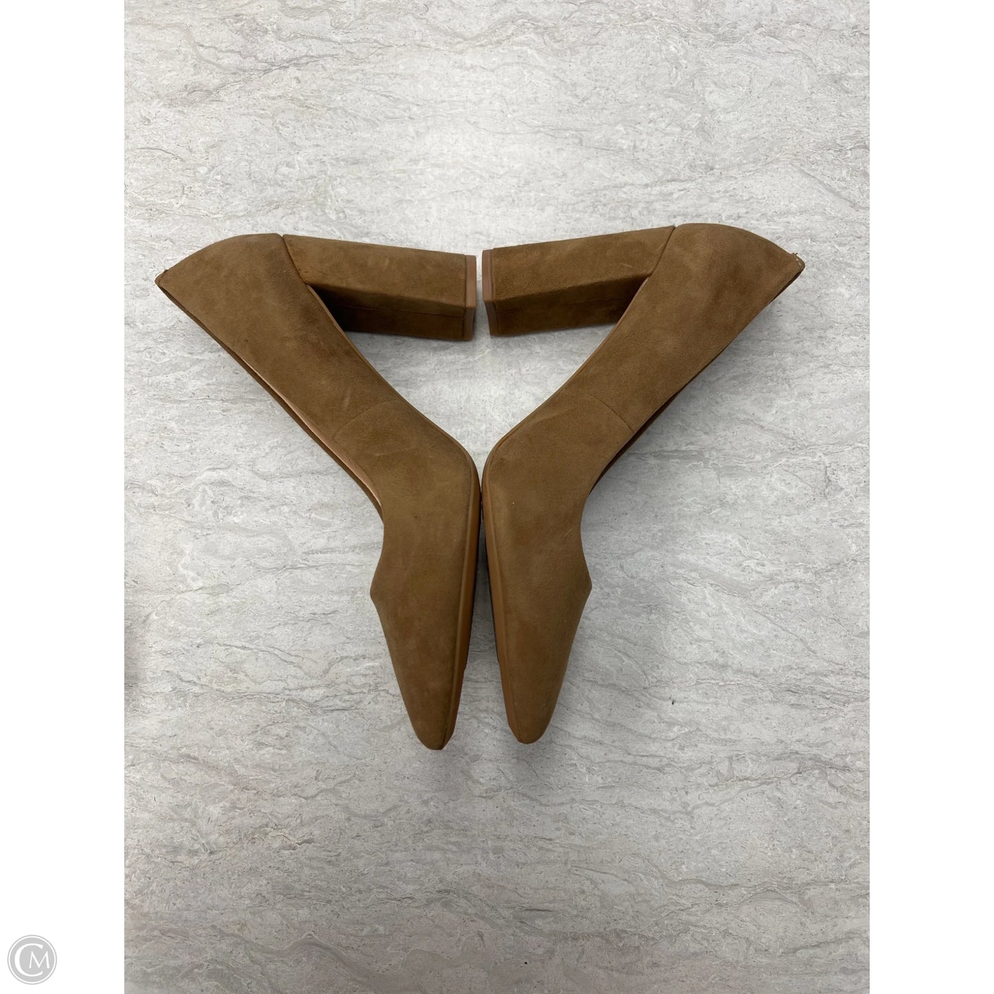 Shoes Heels Block By Nine West In Tan, Size: 6.5