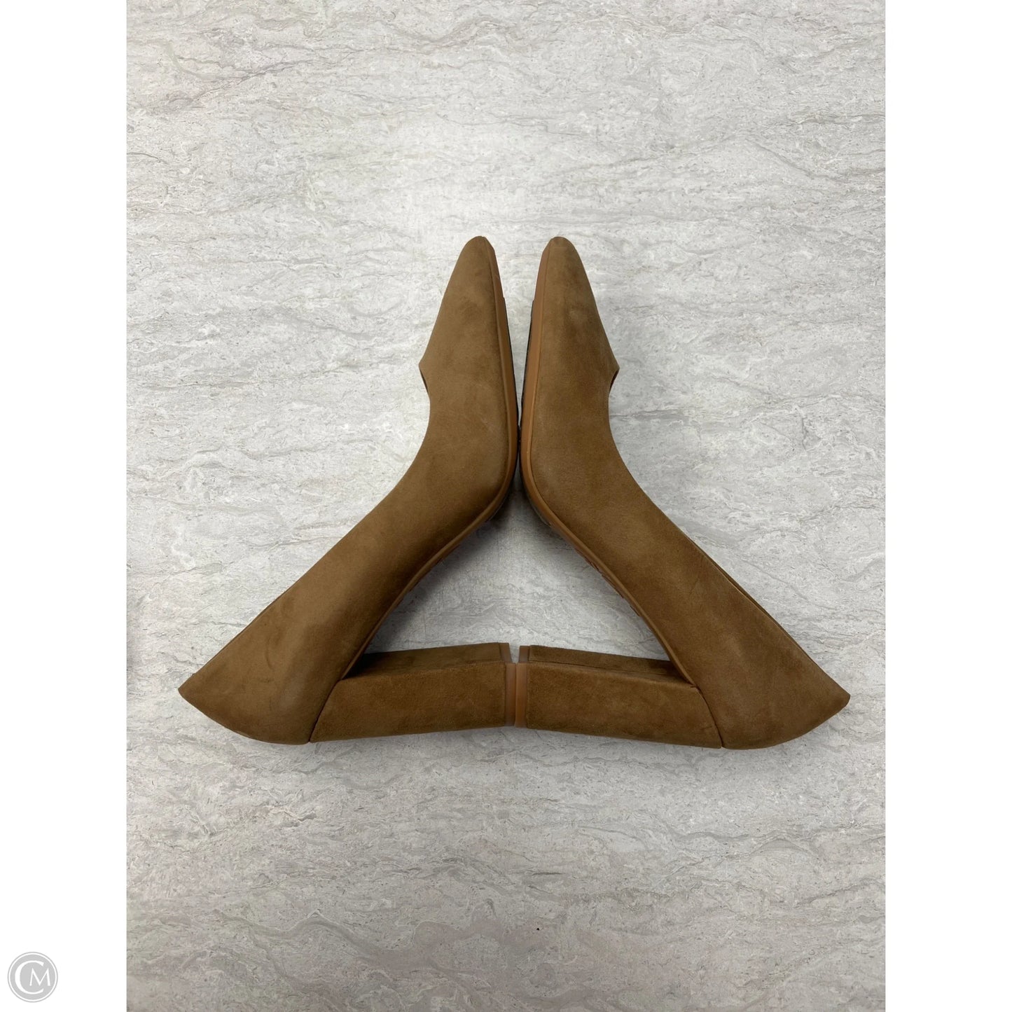 Shoes Heels Block By Nine West In Tan, Size: 6.5