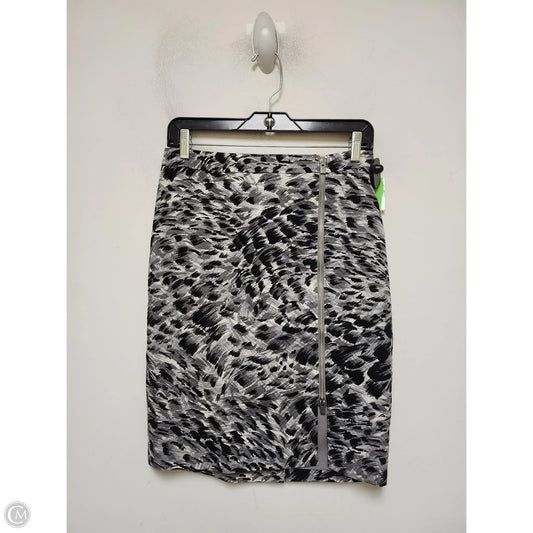 Skirt Midi By Talbots In Black & Grey, Size: 4