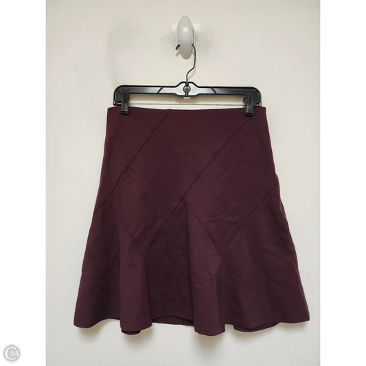 Skirt Mini & Short By White House Black Market In Maroon, Size: 2