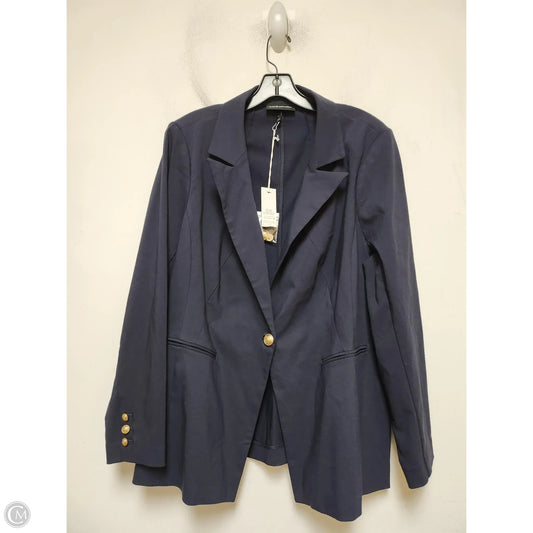Blazer By Lane Bryant In Navy, Size: 2x
