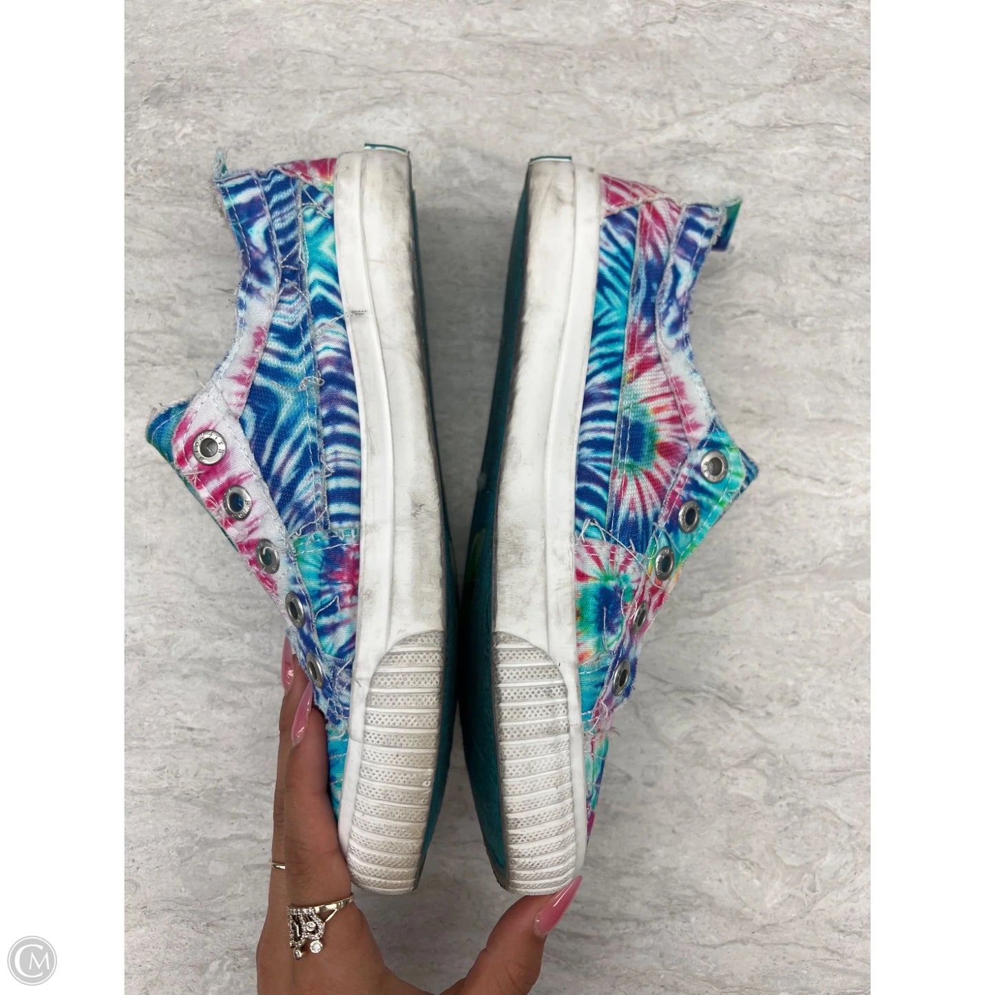 Shoes Sneakers By Blowfish In Tie Dye Print, Size: 8