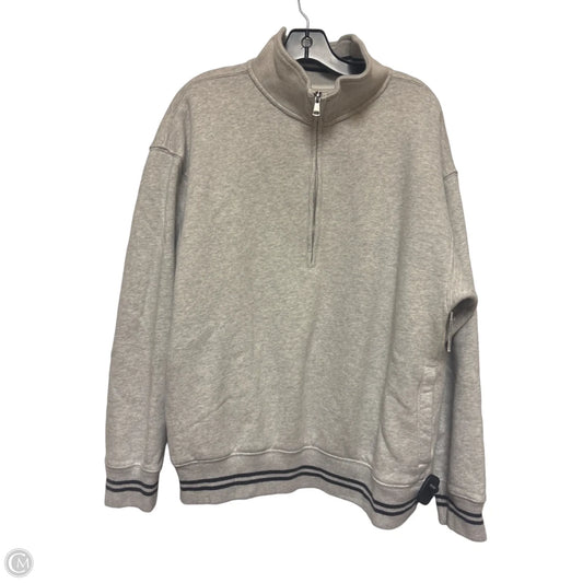 Sweatshirt Collar By Abercrombie And Fitch In Grey, Size: M