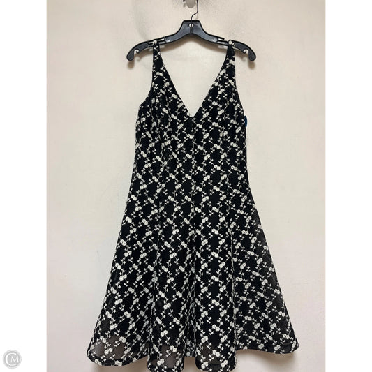 Dress Casual Short By Lauren By Ralph Lauren In Black & White, Size: M