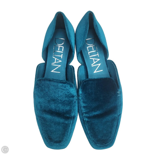 Shoes Flats By Clothes Mentor In Teal, Size: 7