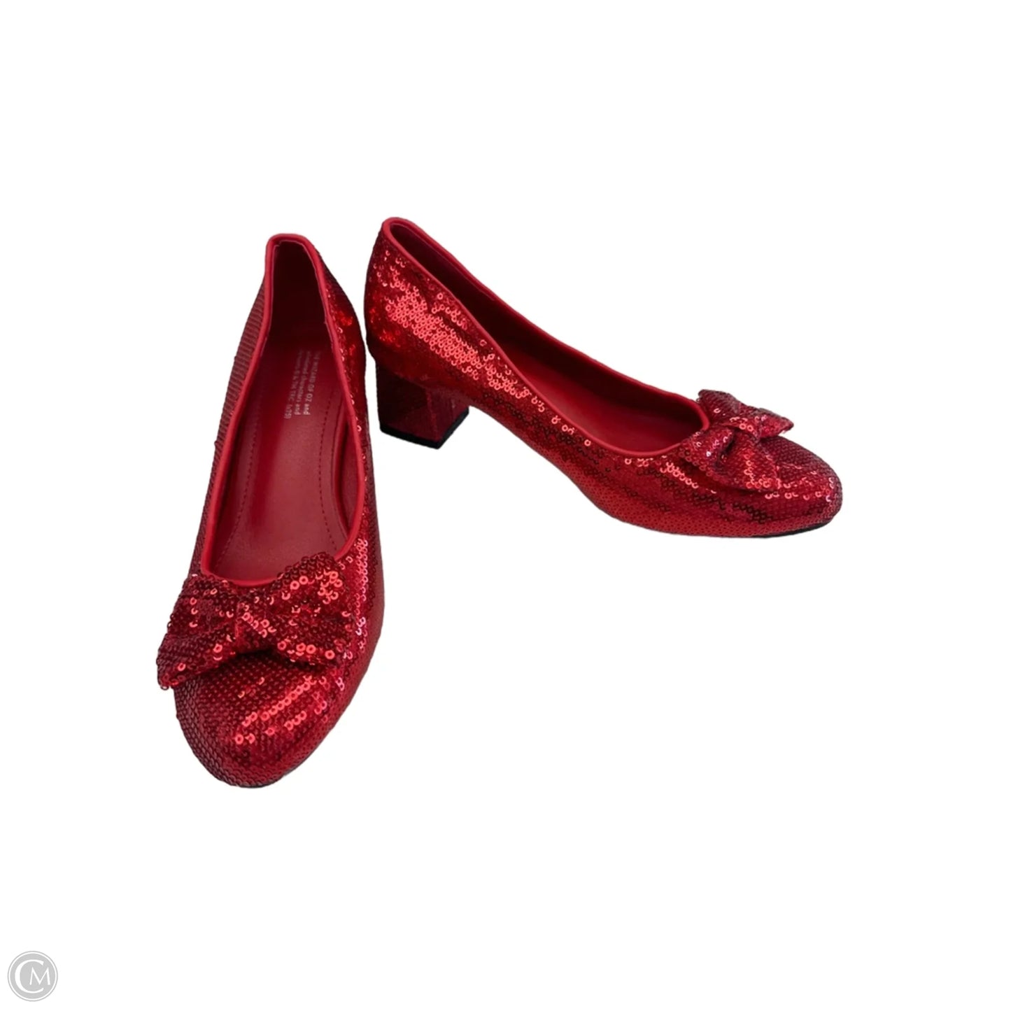 Shoes Heels Block By Clothes Mentor In Red, Size: 8