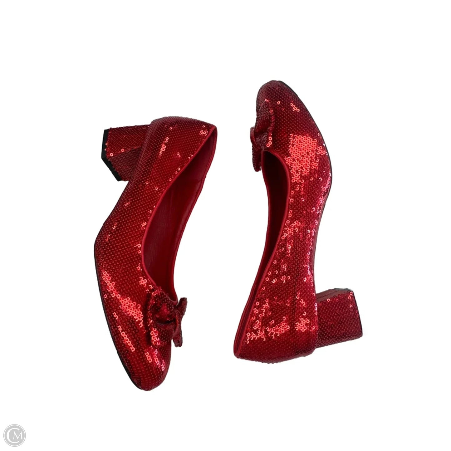 Shoes Heels Block By Clothes Mentor In Red, Size: 8