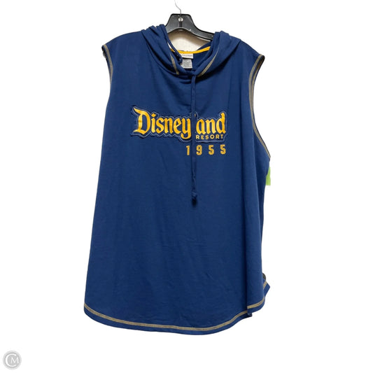 Top Sleeveless By Disney Store In Blue & Yellow, Size: 3x